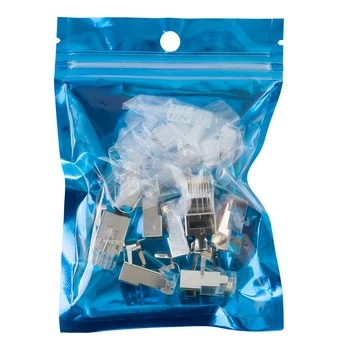 RJ45 cat7 S/FTP-Durchgangsstecker PT-RJ457SFT-15 x10