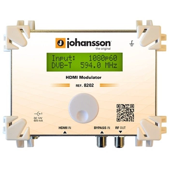 Johansson HDMI DVB-T DVB-C Digital Modulator 8202