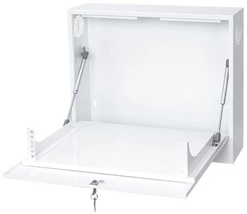 19'' 2U Rackmount Gehäuse 350x130mm WHITE vertikal