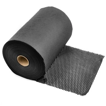 Geschnittenes Papier Honeycomb Schwarz 30cm x 100m