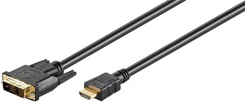 DVI-D (18+1) Single Link Kabel - HDMI Goobay 1m