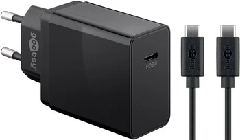 USB-C PD 18W Goobay Netzladegerät + 1m Kabel