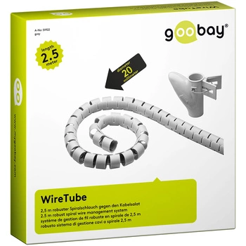 WireTube Goobay Kabelgitter 25m Silber