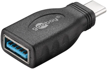 USB-C auf USB 3.0 Buchse Adapter Goobay BLACK