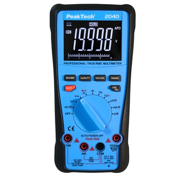 PeakTech 2040 Digital-Multimeter 20A 1000V USB DCV