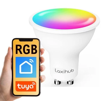 RGB WiFi GU10 Tuya Laxihub intelligente Glühbirne