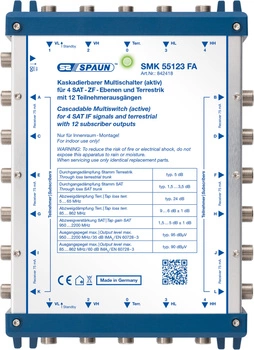 Spaun 5/5 x 12 Kaskaden-Multischalter SMK 55123 FA