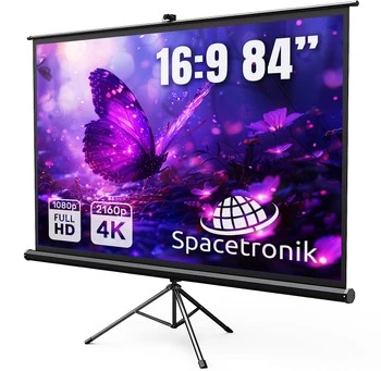 Projektionswand mit Stativ 84" 4K Spacetronik