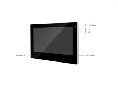 Tuya WiFi Video-Türsprechanlage schwarz SPD-MT703B