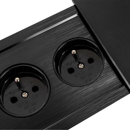 Gniazdka chowane w blacie Spacetronik SPS-S33B COMPACT
