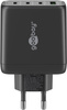3x USB-C USB-Netzladegerät 68W Goobay BLACK