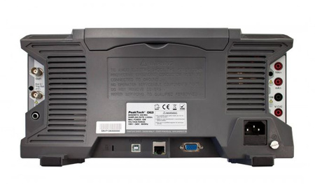 Oscyloskop cyfrowy 2-kanałowy All-in-One USB 300MHz PeakTech 1363