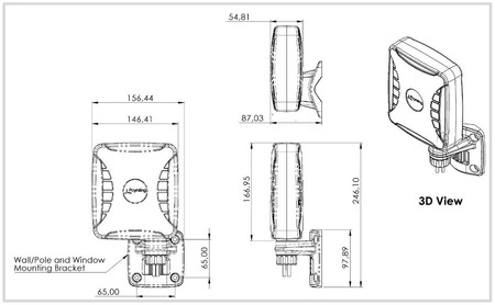 Poynting XPOL-1-5G-21 MIMO 2x2 SMA-Panel-Antenne