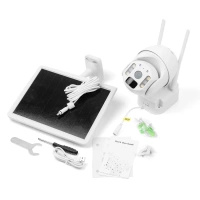 OUTLET Zewnętrzna kamera obrotowa WiFi z panelem słonecznym solarna Spacetronik Smart Life Tuya SL-C61