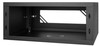 19'' 4U Rack 600x350mm BLACK Glastür