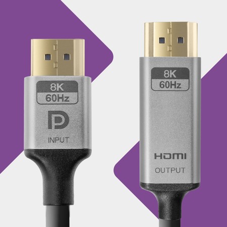 HDMI 8K 60Hz DP Kabel Spacetronik KDH-SPA020 2m