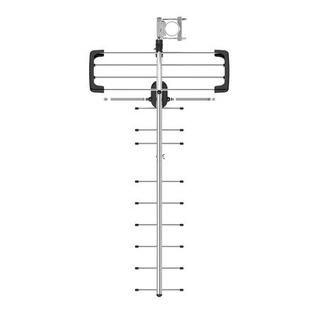 DVB-T2 Spacetronik EOS UHF Antenne Schwarz