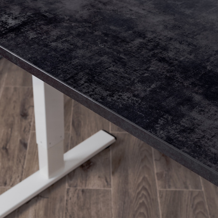 Blat biurka uniwersalny 138x80x1.8 cm Beton ciemny