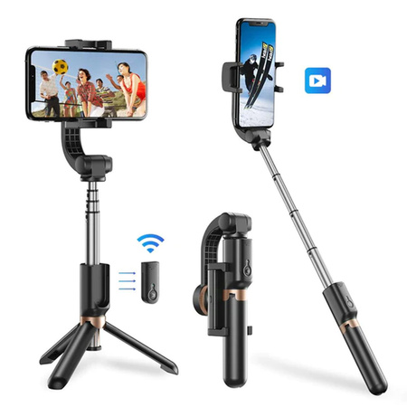 Stabilizator z selfie stickiem i statywem do telefonu Apexel APL-D6