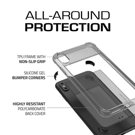 Covert 2 Apple iPhone Xs Max Hülle rosa