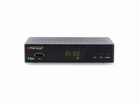 DVB-T2 HEVC H.265 terrestrischer Tuner OPTICUM RED T-BOX