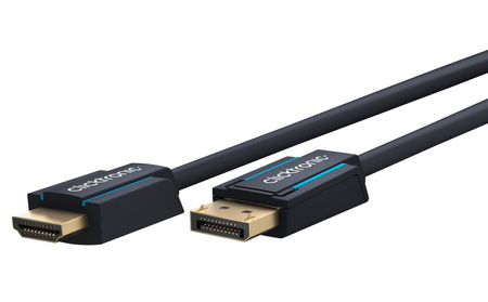 CLICKTRONIC Kabel DisplayPort DP - HDMI 1m