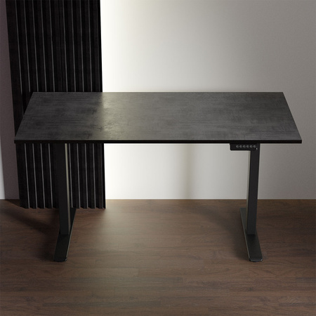 Blat biurka uniwersalny 138x80x1,8cm Kaskada Czarna