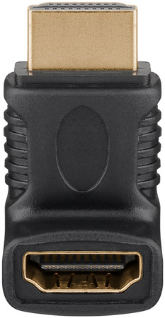 Adapter gniazdo - wtyk HDMI 2.1 8K PIONOWY 90st.