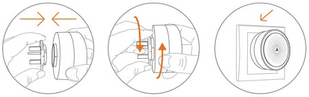 Innensirene mit Klingelverlängerung Maxkin SP-S01