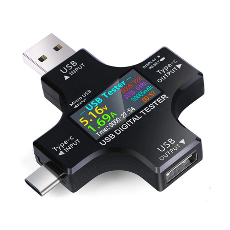 Wielofunkcyjny tester USB USB-C Spacetronik SP-UT01