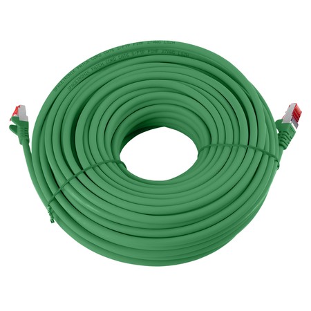 RJ45 CAT 6 S/FTP AWG27 LSZH grünes Kabel 25m