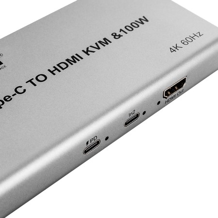 USB-C auf HDMI KVM Adapter 100W 4K 60Hz SPU-M17