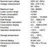 Cyfrowy Licznik Zużycia Energii PeakTech 9035