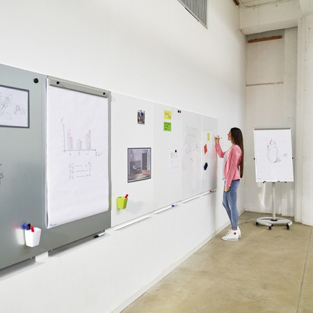 Halter Handliches Set für Whiteboard-Papierblöcke