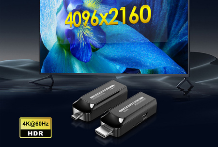 Transmiter LAN USB-C na HDMI Spacetronik SPH-CL01