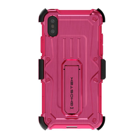 Iron Armor Apple iPhone Xs Hülle rosa