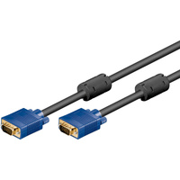 VGA-Kabel Goobay M/M Gold blau - 3m