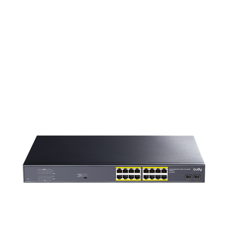 PoE+ SWITCH GS1020PS2 16x Gigabit 200W SFP CCTV VL