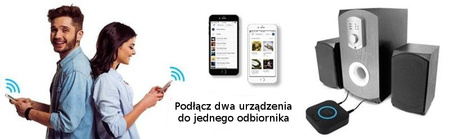 Odbiornik audio Bluetooth 5.0 1Mii B06 Plus APTX-LL 50m
