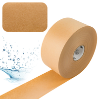 Ekologiczna taśma papierowa z Kraftowego papieru aktywowana wodą 70 mm / 114 m Bublaki BT-W701