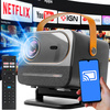 Projektor LCD Yaber U12 Domowe Kino Smart TV 200" Wi-Fi 6 BT 5 700 ANSI Lumens