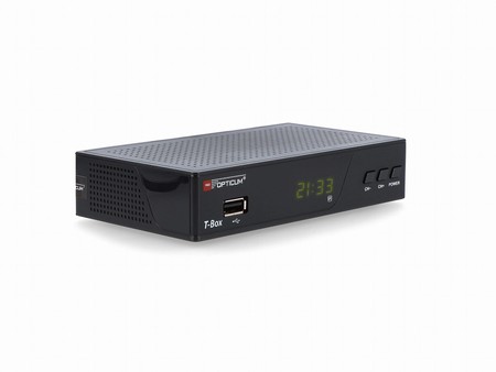 DVB-T2 HEVC H.265 terrestrischer Tuner OPTICUM RED T-BOX