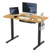 Biurko z podnoszonym blatem  OUTLET 100x60 Spacetronik Spacetronik Moris + organizer do kabli (SPE-O124BO)