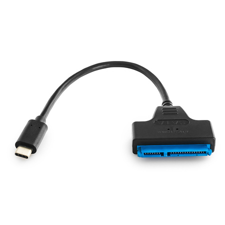 Adapter przejściówka złącze SATA III na USB-C do dysków SSD HDD
