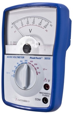 PeakTech 3202 analoges 500V AC DC-Multimeter