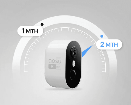 Inteligentna kamera bezprzewodowa zewnętrzna Aosu SL-C6L do monitoringu SMART Wi-Fi Tuya