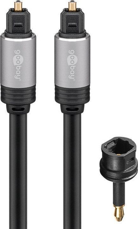 Audiokabel Klinke - 2x RCA Goobay Plus TEXTIL 3m