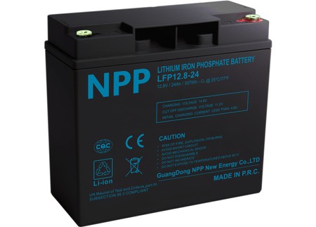 LFP LiFePO4 128V 24Ah T12 Batterie