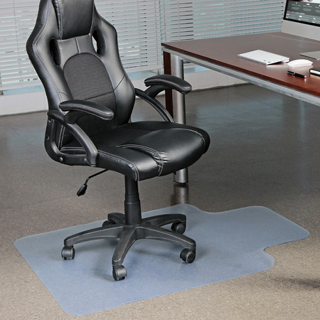 Mata ochronna pod krzesło obrotowe na podłogę gładka ergonomiczna 120x90cm gr. 2mm Spacetronik