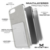 Etui Exec 2 Apple iPhone 7 8 Plus srebrny